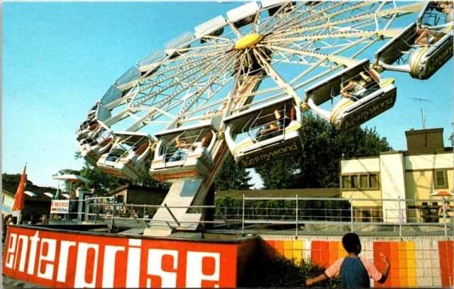 Postcard Kennywood Park Enterprise West Mifflin Pittsburgh Pennsylvania B62