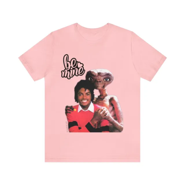 MJ & E.T. Be Mine Tee - 80s Extraterrestrial Michael Jackson ET Valentine Shirt
