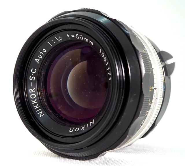 [Near MINT] Nikon NIKKOR S.C Auto Non Ai 50mm f/1.4 MF Standard Lens From JAPAN