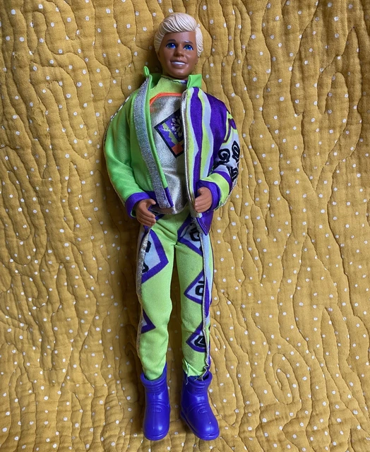 Poupées Barbie Et Ken Ski Fun 1991 - Set Vintage - Occasion - Collection Mattel
