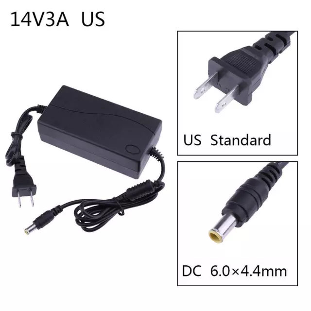 14V 3A AC to DC Power Adapter Converter 6.0*4.4mm for Samsung LCD Monitor 2