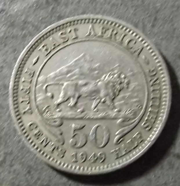 Moneta Da 50 Centesimi Datata 1949 Moneta Molto Bella