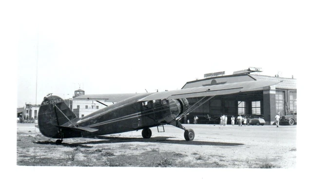 Stinson Reliant Straight Wing Airplane Aircraft Vintage Photograph 5x3.5 NC13457