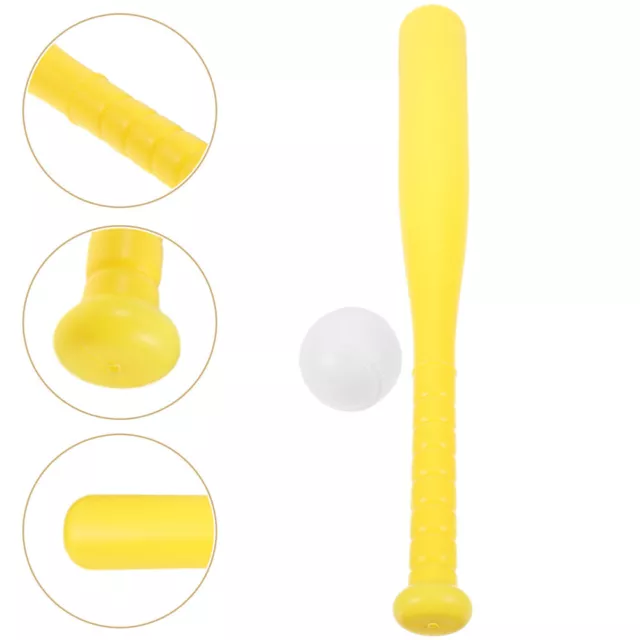 1 Set of Plastic Baseball Bat Ball Set Interactive Baseball Set for Toddlers