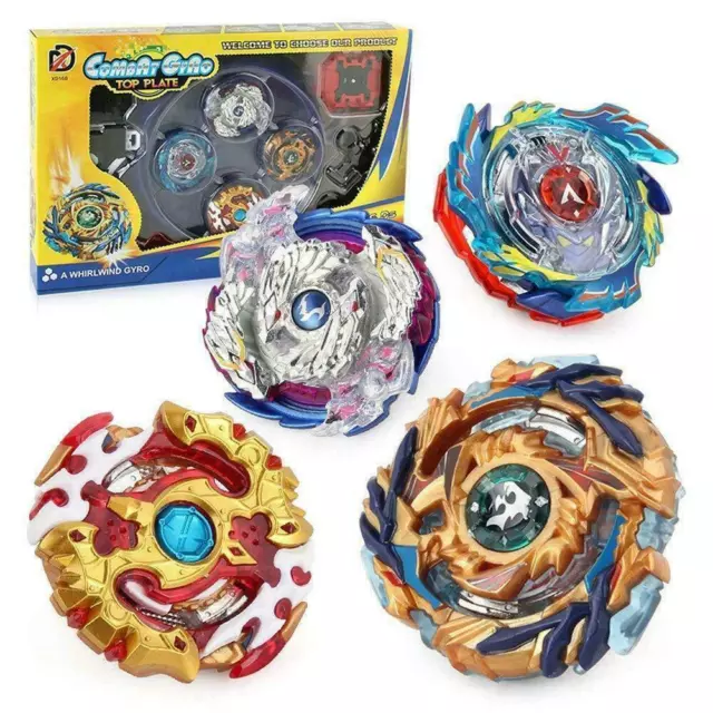 Lot 4 Toupie Beyblade Burst avec Lanceur et Arene de combat