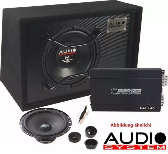 Système Audio Co Série Evo Kit MX165 Evo :Amplificateur+Subwoofer+Haut-Parleur