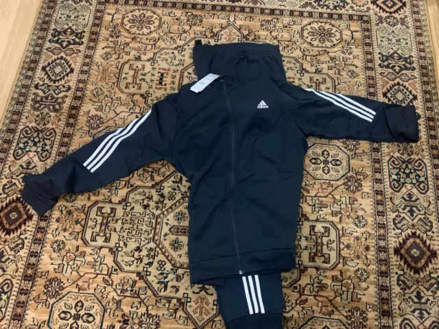 Full whole suit full tracksuit man Small Adidas Black MTS cot fleece-H42021