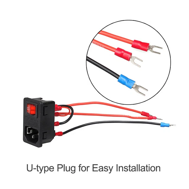 imprimante 3D Prise / 15A de commutateur alimentation énergie D2P8 2