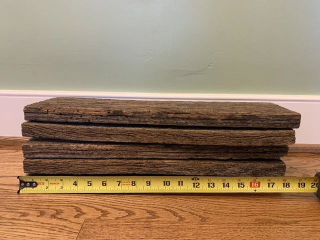 18" Reclaimed Rustic Fence Boards 1 Plank Weathered Barn Wood Style Aged 3