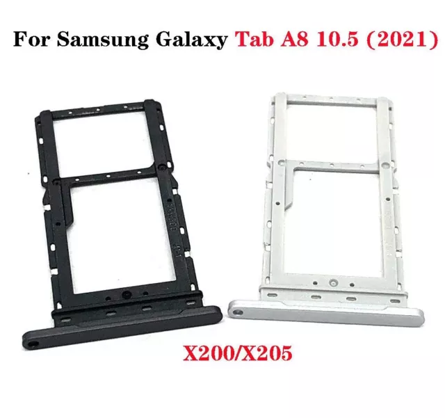 Samsung Galaxy Tab A8 10.5 LTE SM-X205 X200 Sim SD Card Tray Slot Holder Socket