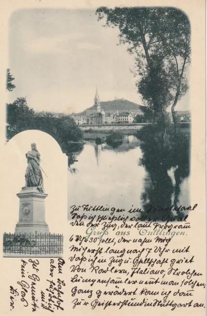 Alte Ak, um 1900, Reg. Bez. Freiburg "Gruß aus Tuttlingen"; Kleinf; n. gel. sh.u