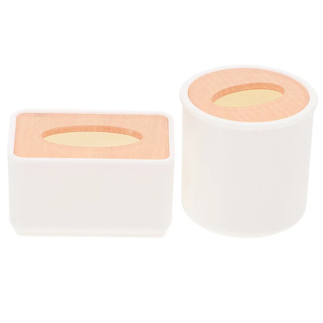 2pcs Modèles de boîte de tissus