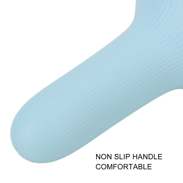(Blue)Handhold Meridian Brush Meridian Scraping Brush Relieve Rheumatic Joint