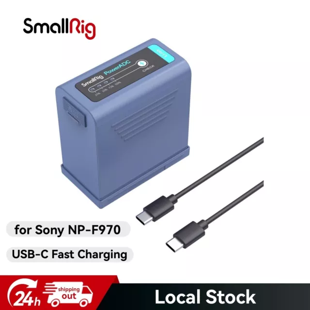 SmallRig Battery NP-F970 Akku 10500 mAh Ersatzakku für Sony NP-F970 F960 F950