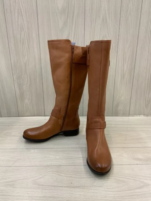 Naturalizer Jean Knee High Boots, Women's Size 8.5 W, Brown NEW MSRP $225