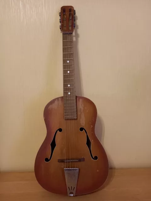 LVIV USSR Soviet Acoustic Guitar 6 strings LVOV Vintage and Rare 2