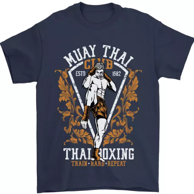 Muay Thai Fighter Warrior MMA Martial Arts Mens T-Shirt 100% Cotton