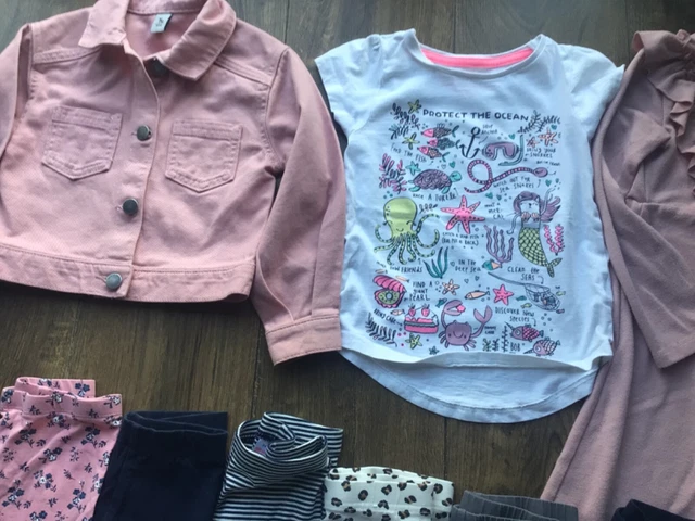 Girls Clothes Bundle Dresses, JACKET Leggings Tops age 3-4 years NEXT  , TU 9