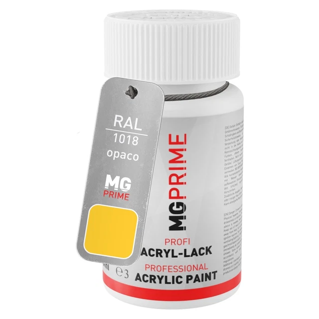 RAL 1018 Zinkgelb opaco Stilo di ritocco da 50 ml ad asciugatura rapida