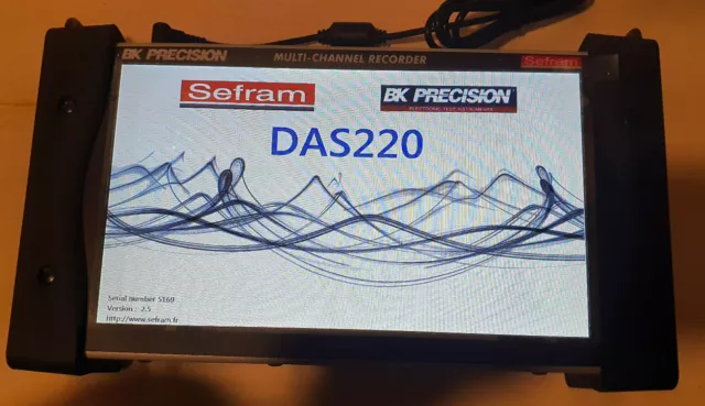 Sefram (BK Precision) DAS220 Mehrkanal Datenlogger Recorder 3