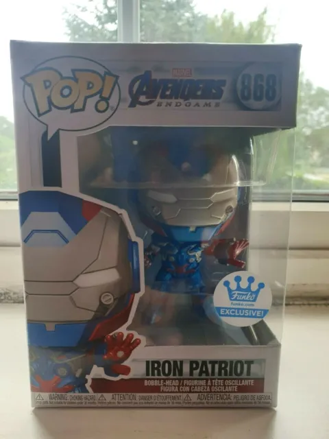 Funko POP! Avengers Endgame: Iron Patriot #868 ✅ Funko Shop Exclusive! NEW ✅