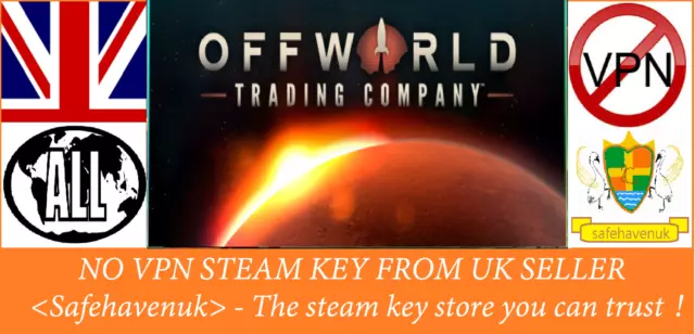 Offworld Trading Company Steam key NO VPN Region Free UK Seller