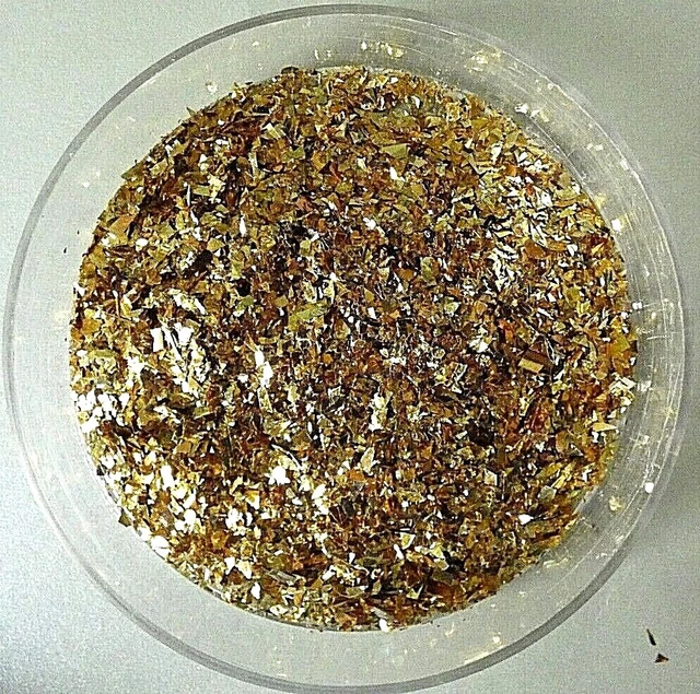 (398,-€/kg) 8 g Glitter / Flitter GOLD * Deko, Basteln, Gestalten