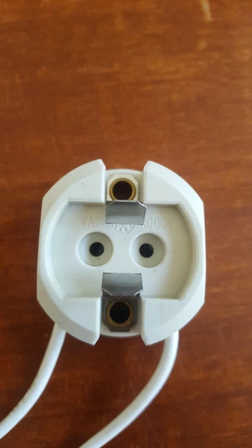 Douille Pour Lampe Fluo Compacte G24D - Modèle STUCCHI 422-VP, Conditionnement Unitaire, Neuf