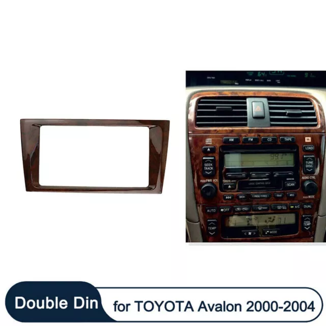 For Toyota Avalon 2 Din Radio Fascia Trim Installation Dash Kit Frame Face Plate 2