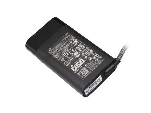 HP EliteBook 830 G5 original chargeur USB-C 65 watts construction normale