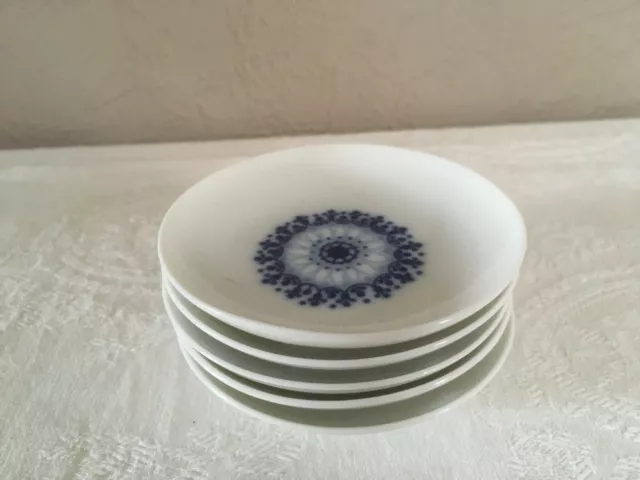 Rosenthal Schälchen blau blaues Dekor Design Björn Wiinblad ø 9,5 cm kl. Teller