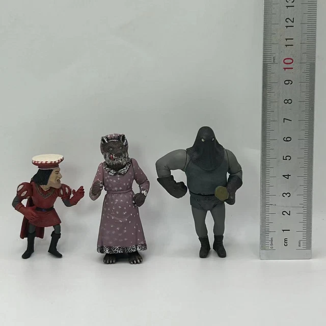 MCFARLANE SHREK TOYS Figures Big Bad Wolf,Thelonious Executioner,Lord