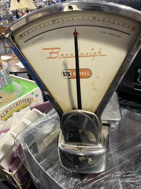 Vntg Standard Computing Scale US Slicing Machine Company Inc. Broadweigh Belgium Vntg Standard Computing Scale US Slicing Machine Company Inc. Broadweigh Belgium