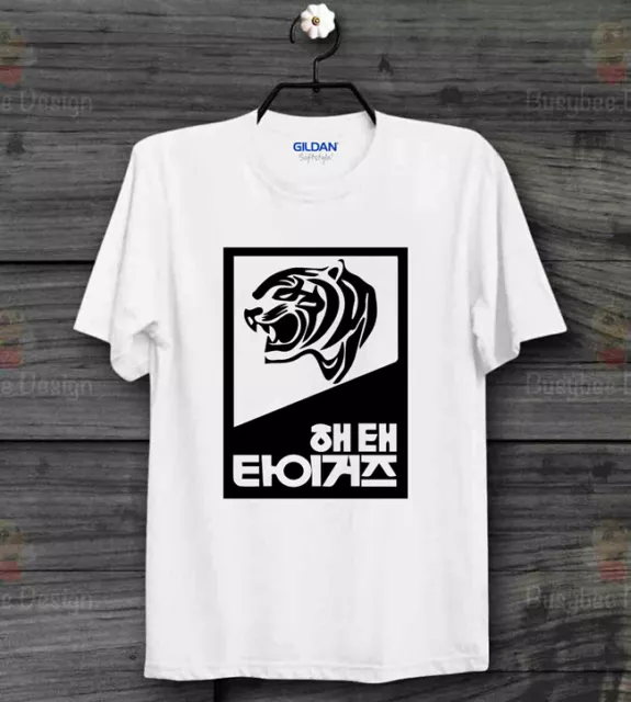 Haitai Tigers Korean Baseball Team 80s Seoul Retro Cool  Unisex T Shirt B144