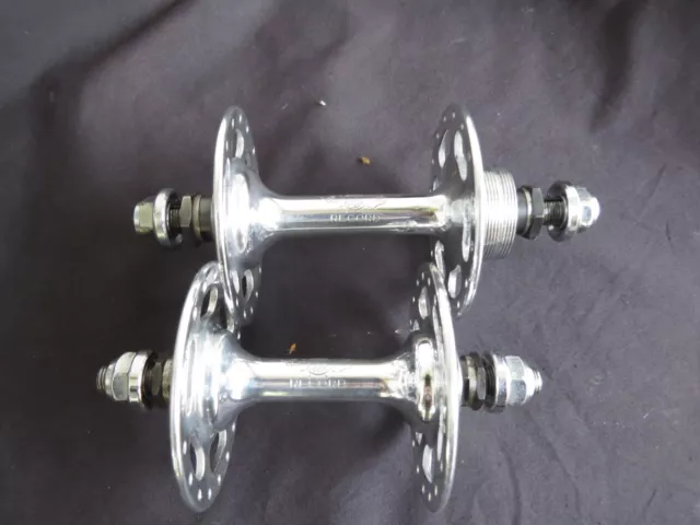 Campagnolo Record Track Hubs 36 Hole Fixie  Pista Vintage Bicycle