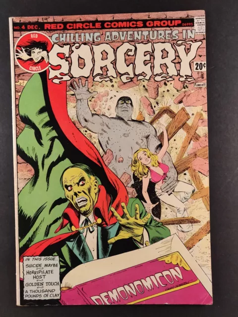 CHILLING ADVENTURS IN SORCERY #4 (Archie Red Circle Comics 1974) FN+