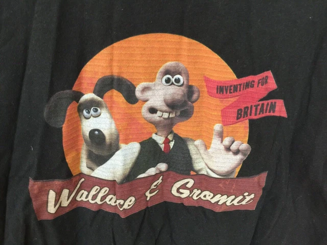 WALLACE AND GROMIT Inventing For Britain Short Sleeve Tee Unisex Shirt ...