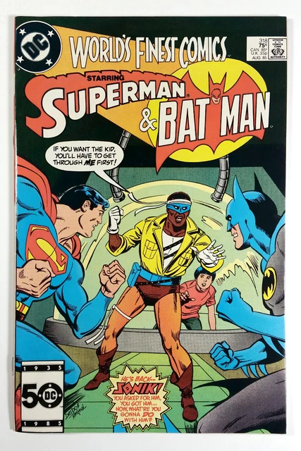 WORLD'S FINEST  #318 Superman & Batman  (1985) DC Comics Sonik