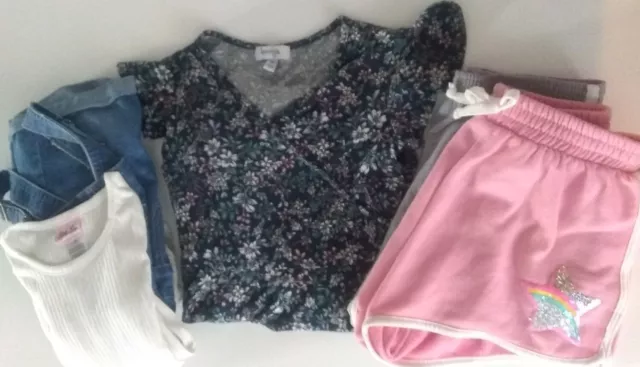 Girls Size 7-8 Lot Of Spring/Summer Clothes