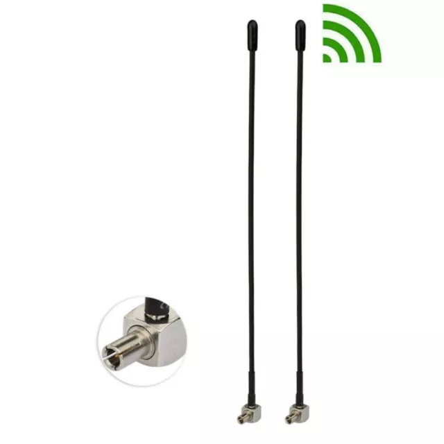 Antenne TS9 5dBi Gain Soft Whip pour routeur hotspot WiFi mobile (2 pi��ces)