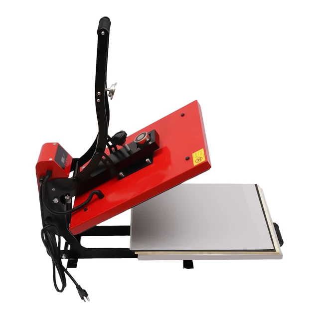 SLIDE OUT AUTO Open Heat Press Machine Clamshell 16x20 Slide Out Base T