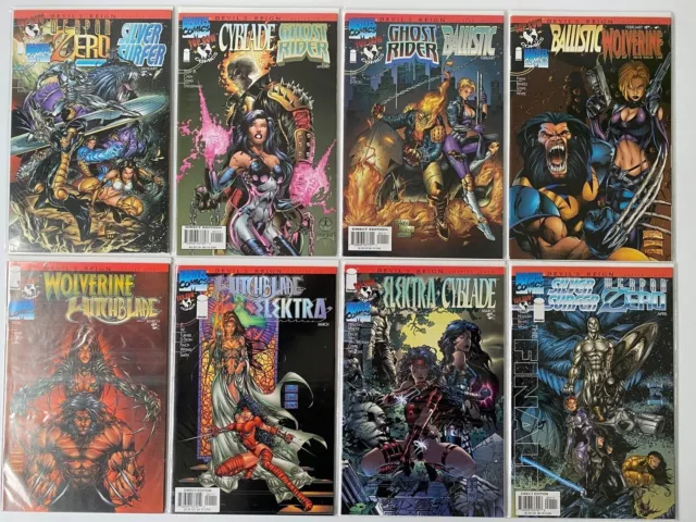 Devils Reign  1 2 3 4 5 6 7 8 - Full  X Over   Set - Marvel - Image Comics