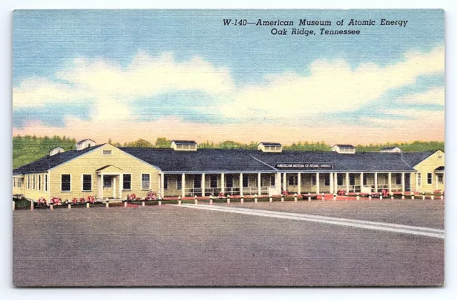 Postcard Oak Ridge TN American Museum Atomic Energy Linen Unposted