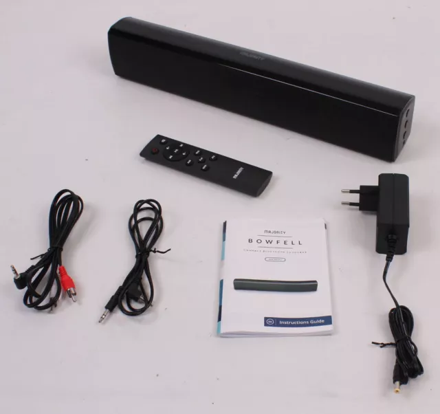Majority Bowfell 2.1 Bluetooth Soundbar TV Appareils PC Enceinte Télécommande