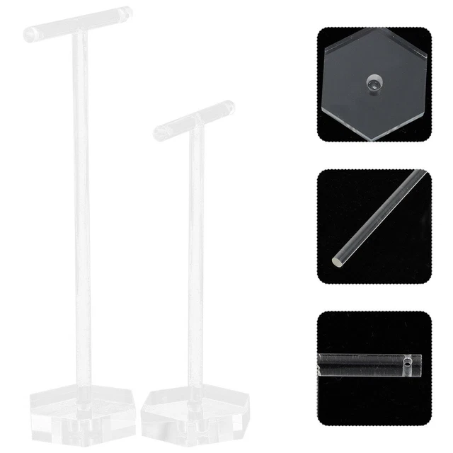 2pcs orecchino Organizer Desktop Jewelry Supporto per orecchini acrilici