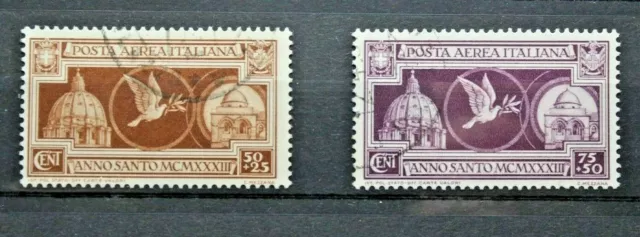 Italia Regno 1933 Anno Santo Serie Timbrata Used Set P.a. (C.st)