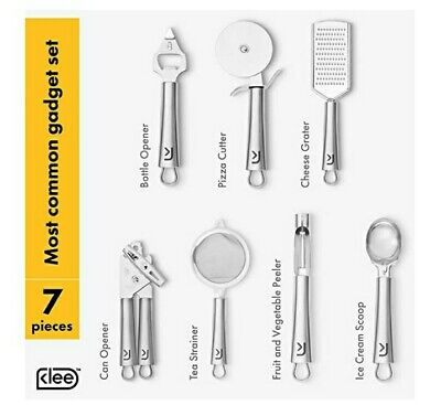 Klee 6 pezzi Set di utensili da cucina in acciaio INOX 