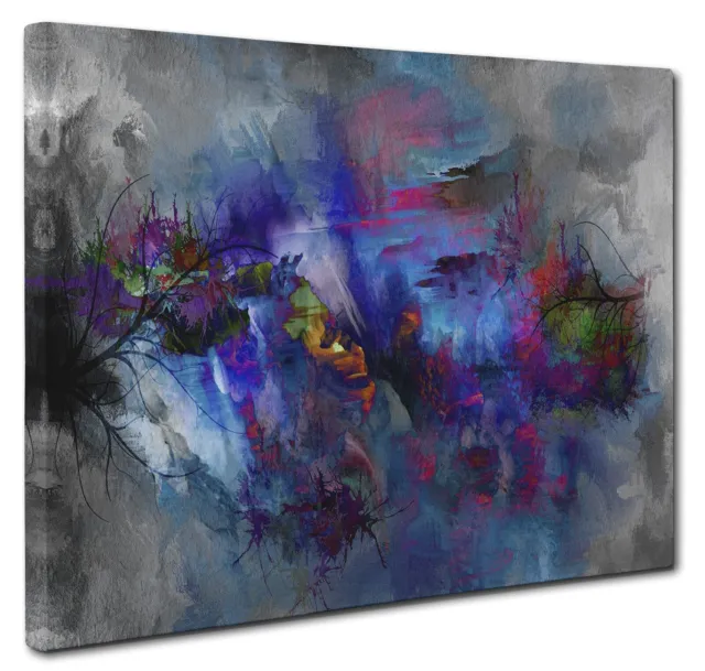 Abstract Landscape Picture Print Canvas Wall Art Size 51x76cm