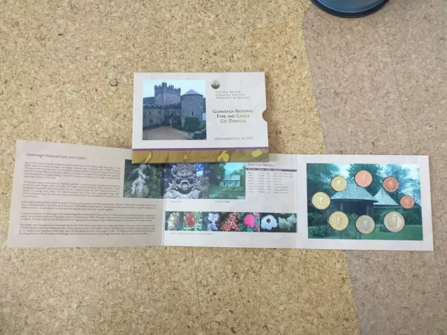 IRLAND KMS offizieller KURSMÜNZENSATZ 2006 Stempelglanz Folder coinset Ireland