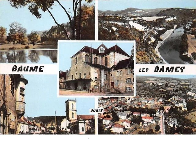 25 . n° 200276  . BAUME LES DAMES . SOUVENIR BAUME LES DAMES  . CPSM . 14,5 X